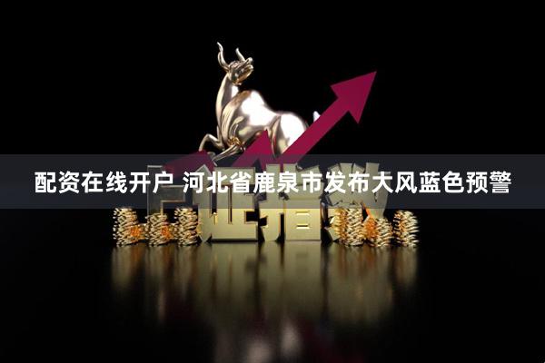 配资在线开户 河北省鹿泉市发布大风蓝色预警